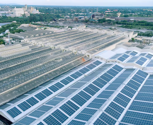 Factory Solar Installation